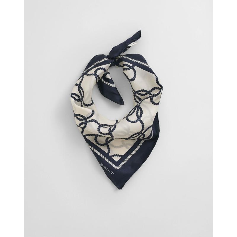 Rope Print Silk Scarf - 3GW4920242 - GANT