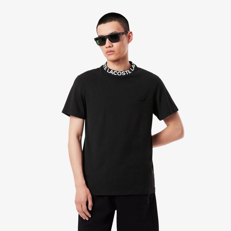 Men's Branded Piqué T-Shirt - 3TH9582 - LACOSTE
