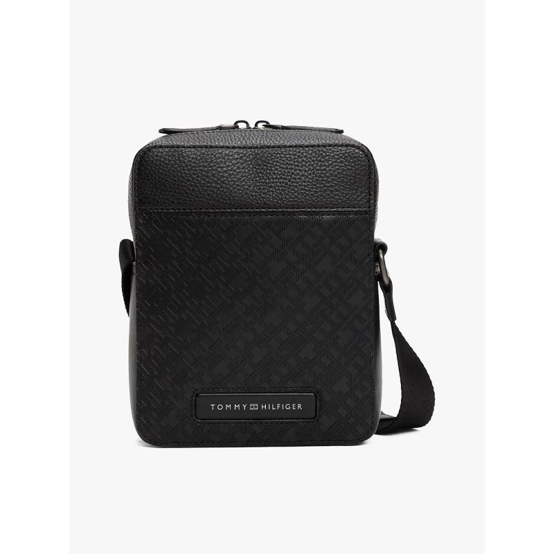 TH Monogram Pebble Grain Reporter Bag - AM0AM13210 - TOMMY HILFIGER