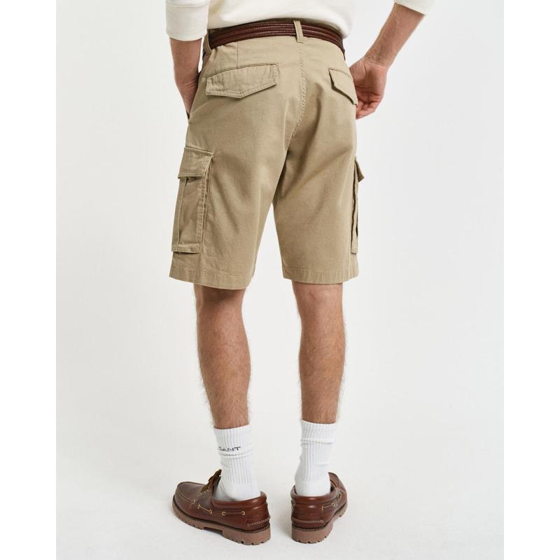 Relaxed Fit Twill Cargo Shorts - 9@3G205069 - GANT