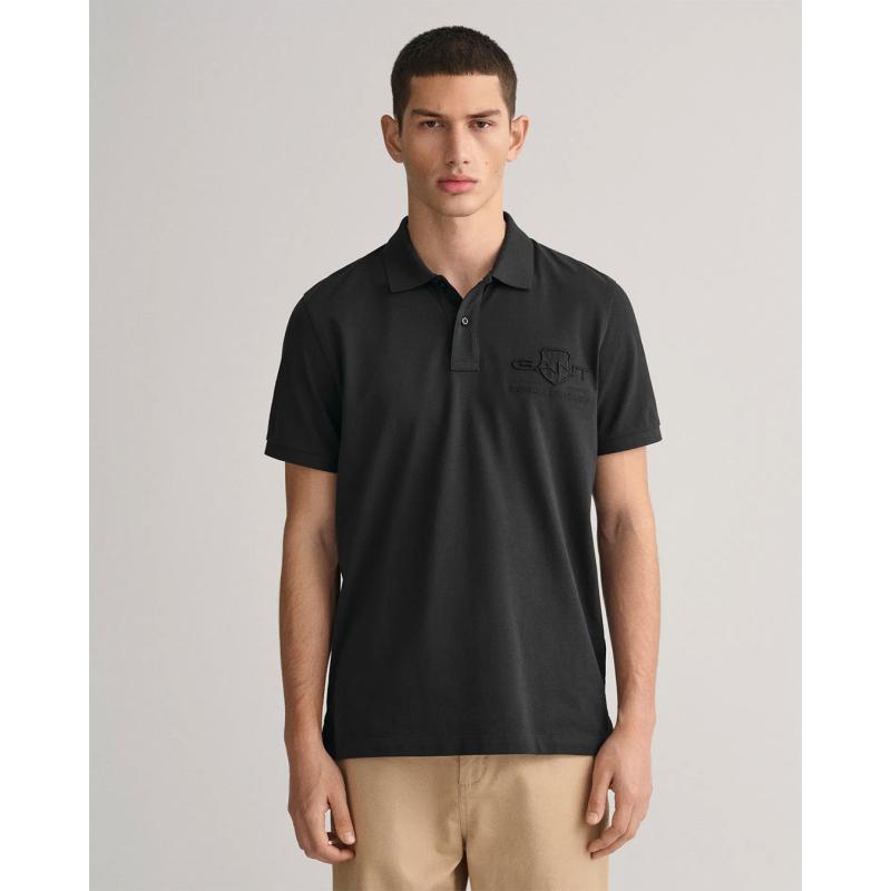 Regular Fit Tonal Shield Polo - 9@3G2062025 - GANT