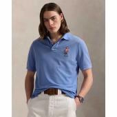 Custom Slim Polo Bear Mesh Polo Shirt - 710969629001 - POLO RALPH LAUREN