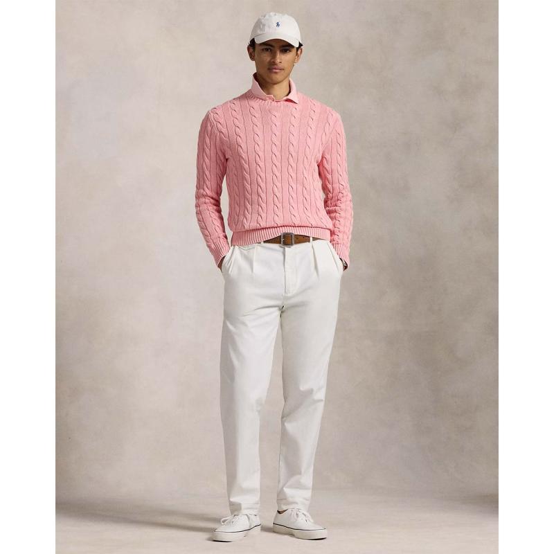 Cable-Knit Mineral-Dyed Cotton Sweater - 710965867004 - POLO RALPH LAUREN