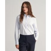 Regular Fit Striped Poplin Shirt - 9@3GW4300214 - GANT