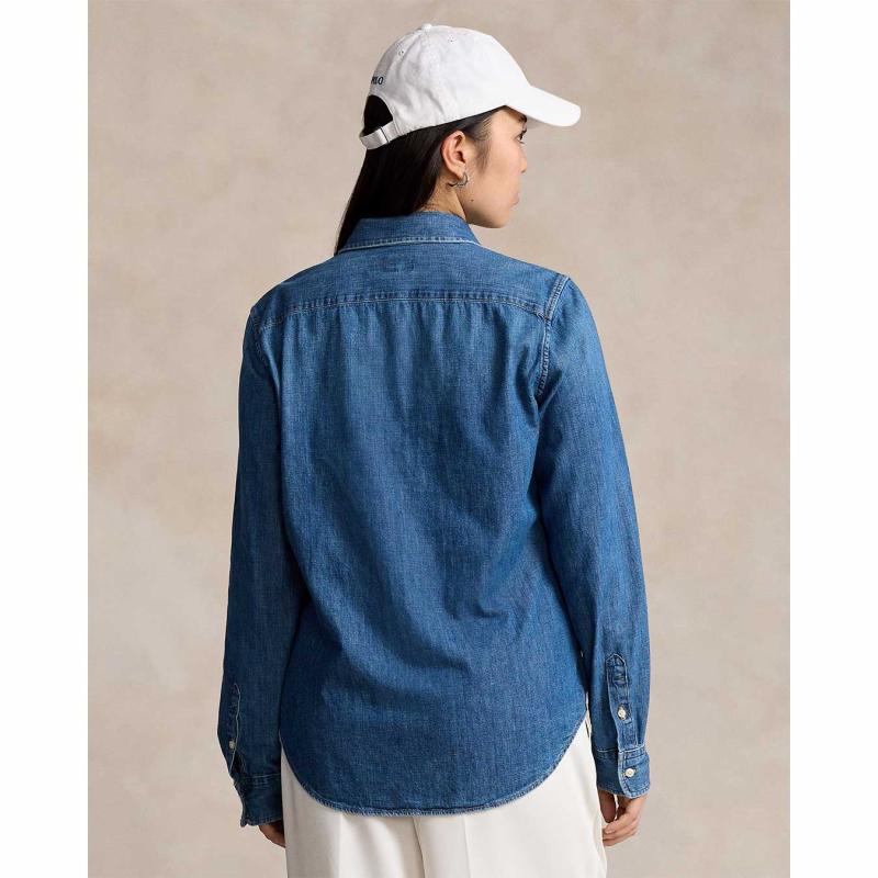Slim Fit Denim Shirt - 211969458001 - POLO RALPH LAUREN