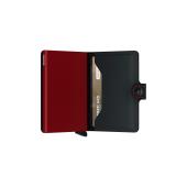 MINIWALLET MATTE - MM – BLACKRED - SECRID