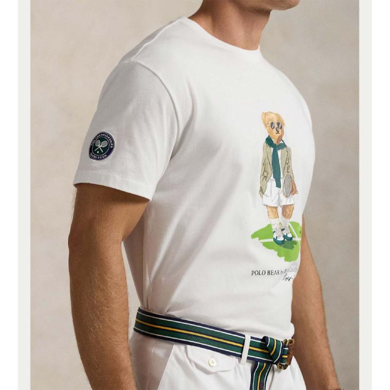 SHORT SLEEVE WHITE BEAR T-SHIRT - 710970519001 - POLO RALPH LAUREN