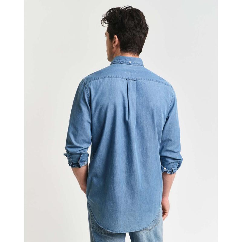 Men's Indigo Denim Shirt - 9@3G3000400 - GANT