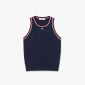 Women's Cotton Jersey Sleeveless Top - 3AF9263 - LACOSTE