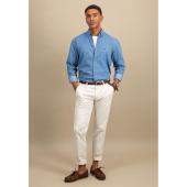 Shirt with button-down collar in jeans look - 1502  7030 - FYNCH HATTON
