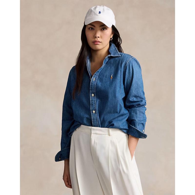 Slim Fit Denim Shirt - 211969458001 - POLO RALPH LAUREN