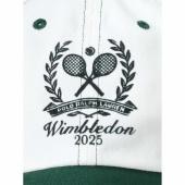 White cotton cap with Wimbledon logo - 710970540001 - POLO RALPH LAUREN