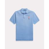 Custom Slim Polo Bear Mesh Polo Shirt - 710969629001 - POLO RALPH LAUREN