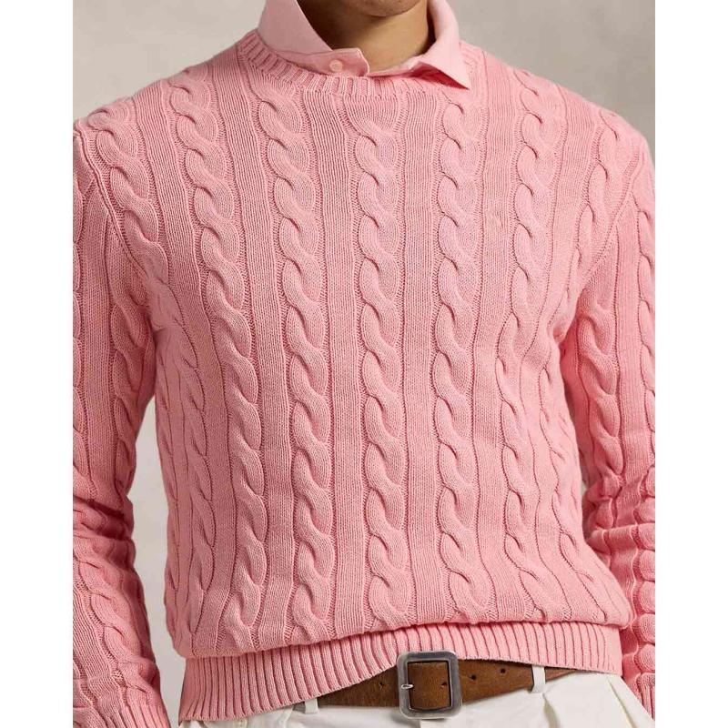 Cable-Knit Mineral-Dyed Cotton Sweater - 710965867004 - POLO RALPH LAUREN