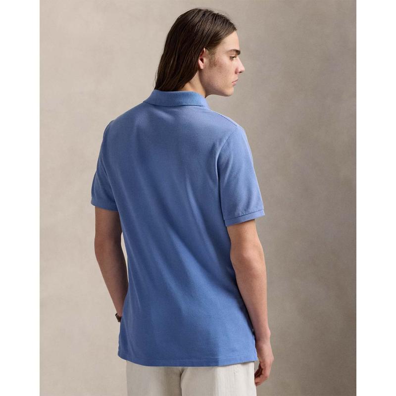 Custom Slim Polo Bear Mesh Polo Shirt - 710969629001 - POLO RALPH LAUREN