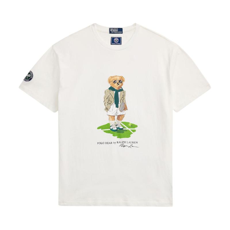 SHORT SLEEVE WHITE BEAR T-SHIRT - 710970519001 - POLO RALPH LAUREN