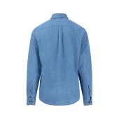 Shirt with button-down collar in jeans look - 1502  7030 - FYNCH HATTON