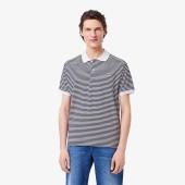Men's Classic Fit L.12.12 Striped Petit Piqué Polo - 9@3PH9753 - LACOSTE