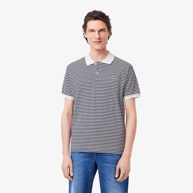 Men's Classic Fit L.12.12 Striped Petit Piqué Polo - 9@3PH9753 - LACOSTE