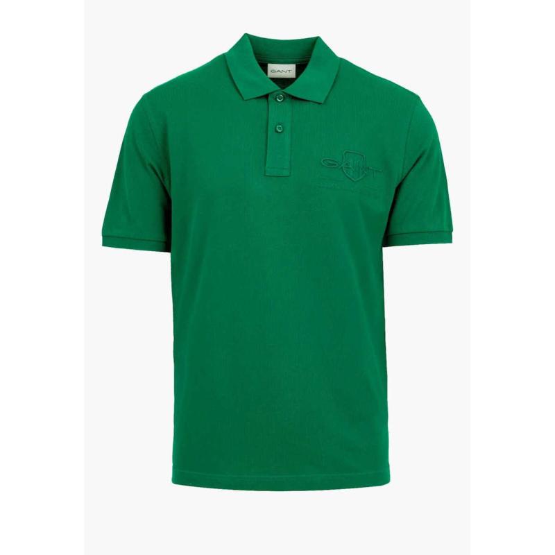 Regular Fit Tonal Shield Polo - 9@3G2062025 - GANT