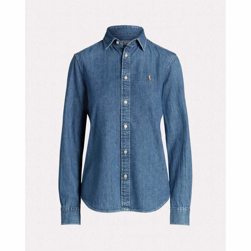 Slim Fit Denim Shirt - 211969458001 - POLO RALPH LAUREN