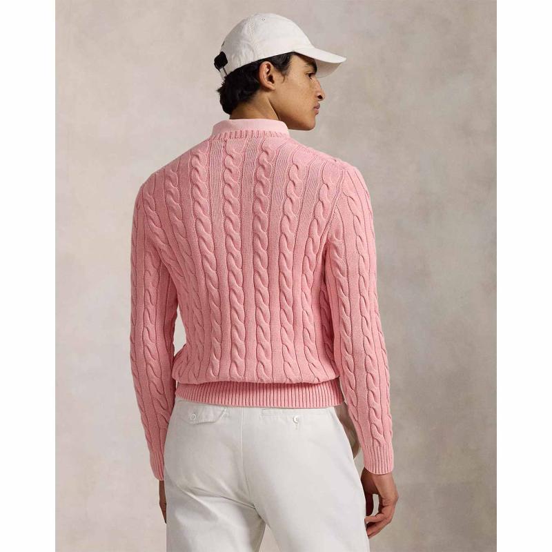 Cable-Knit Mineral-Dyed Cotton Sweater - 710965867004 - POLO RALPH LAUREN