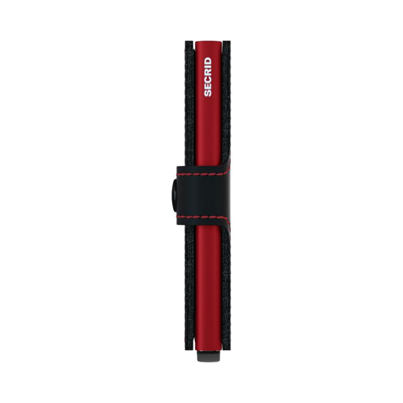 MINIWALLET MATTE - MM – BLACKRED - SECRID