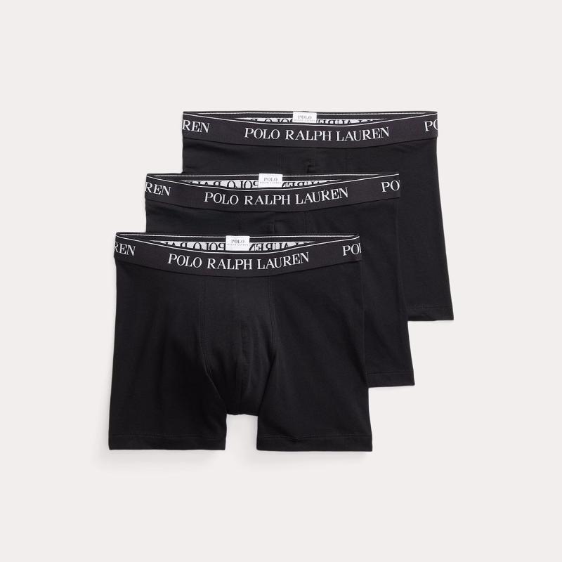 Stretch Cotton Boxer Brief 3-Pack - 9@714835885002 - POLO RALPH LAUREN