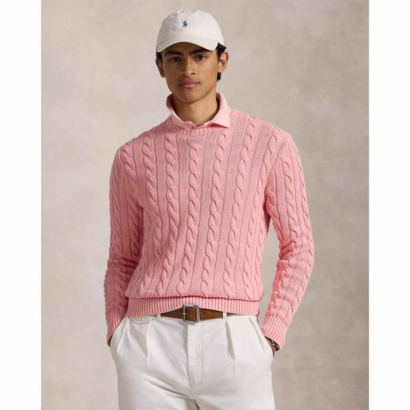 Cable-Knit Mineral-Dyed Cotton Sweater - 710965867004 - POLO RALPH LAUREN