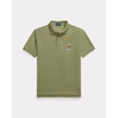 Custom Slim Polo Bear Mesh Polo Shirt - 710969633001 - POLO RALPH LAUREN