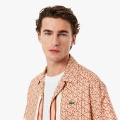 Straight Cut Monogram Shirt - 3CH9094 - LACOSTE