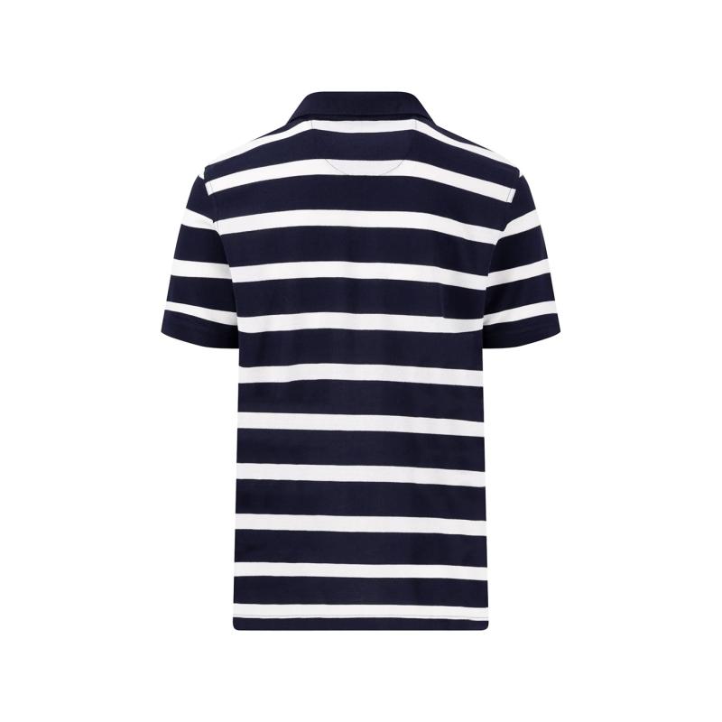 Polo shirt made of cotton with stripes - 1503 1705 - FYNCH HATTON