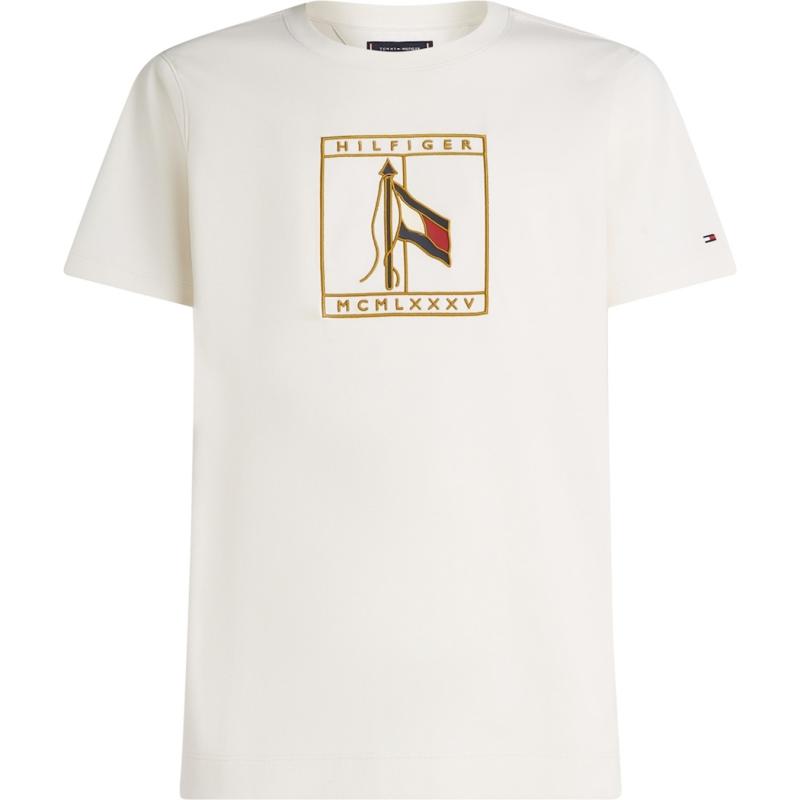 INTERLOCK PIQUE ICON TEE - MW0MW38923 - TOMMY HILFIGER