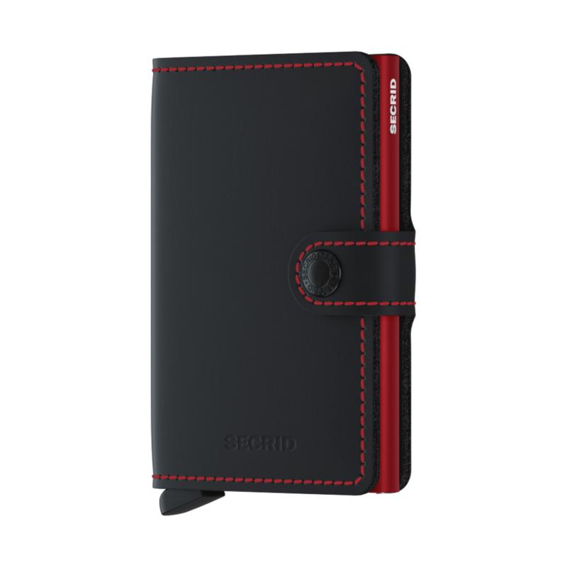 MINIWALLET MATTE - MM – BLACKRED - SECRID