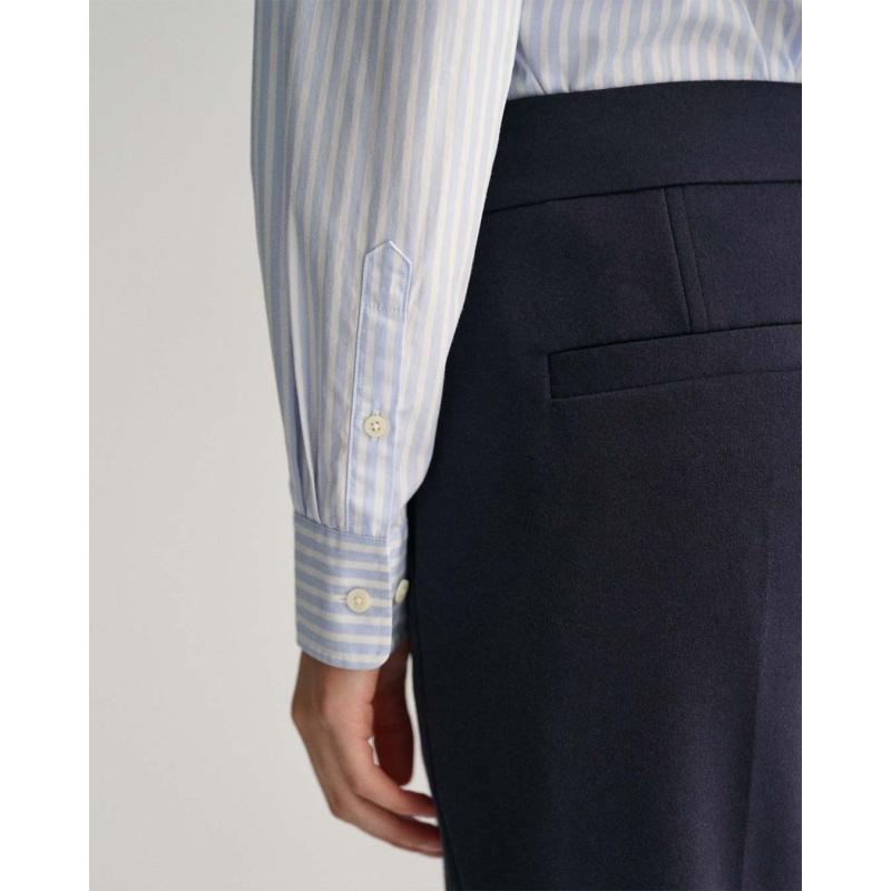 Regular Fit Striped Poplin Shirt - 9@3GW4300214 - GANT