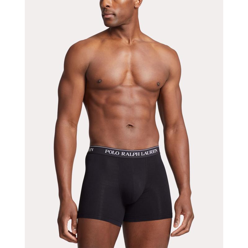 Stretch Cotton Boxer Brief 3-Pack - 9@714835885002 - POLO RALPH LAUREN