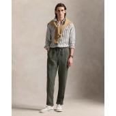 Custom Fit Striped Linen Shirt - 710969636001 - POLO RALPH LAUREN