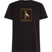 INTERLOCK PIQUE ICON TEE - MW0MW38923 - TOMMY HILFIGER