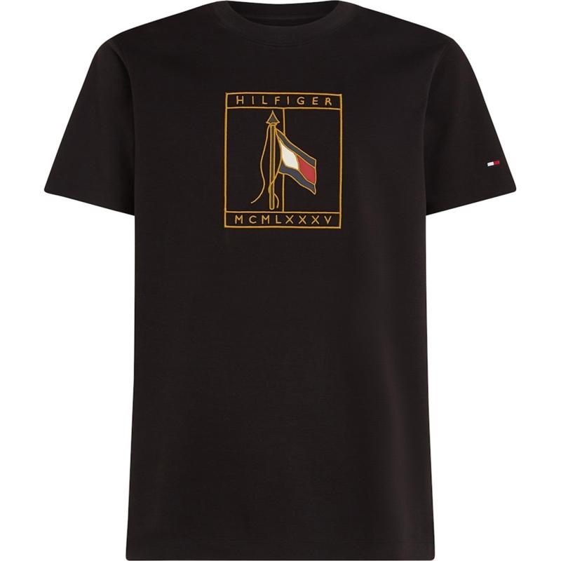 INTERLOCK PIQUE ICON TEE - MW0MW38923 - TOMMY HILFIGER