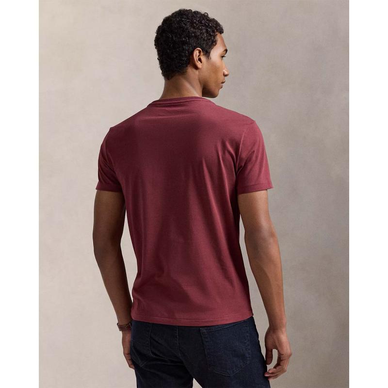Custom Slim Fit Jersey Crewneck T-Shirt - 710671438424 - POLO RALPH LAUREN