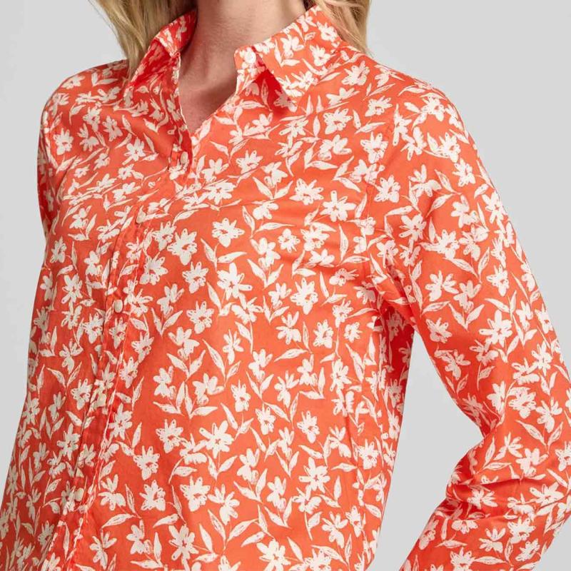 Shirt Reg Floral Print Cotton Voile - 3GW4300461 - GANT
