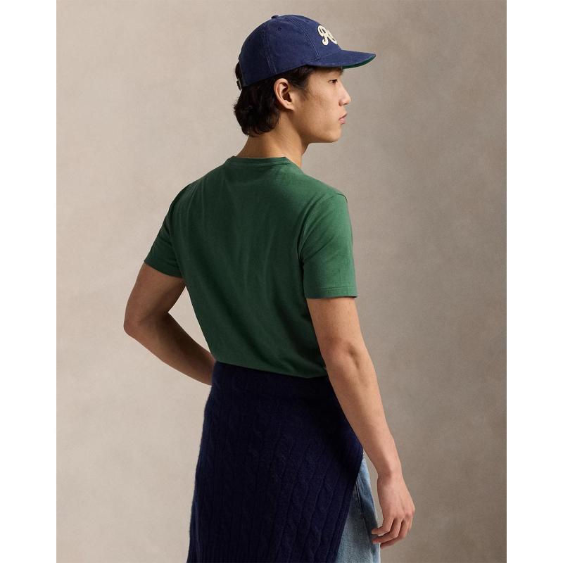Custom Slim Fit Jersey Crewneck T-Shirt - 710671438425 - POLO RALPH LAUREN