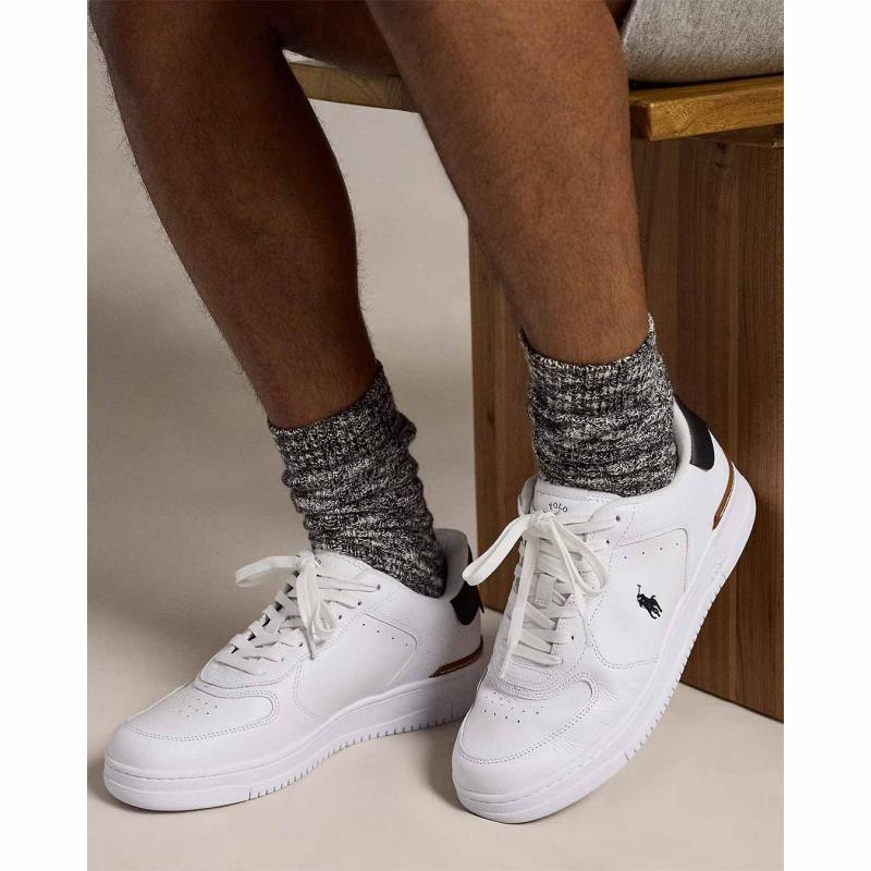 Masters Court Leather Trainers - 809891791003 - POLO RALPH LAUREN