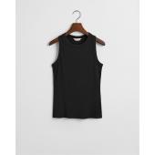 High Neck Ribbed Tank Top - 9@3GW4201407 - GANT