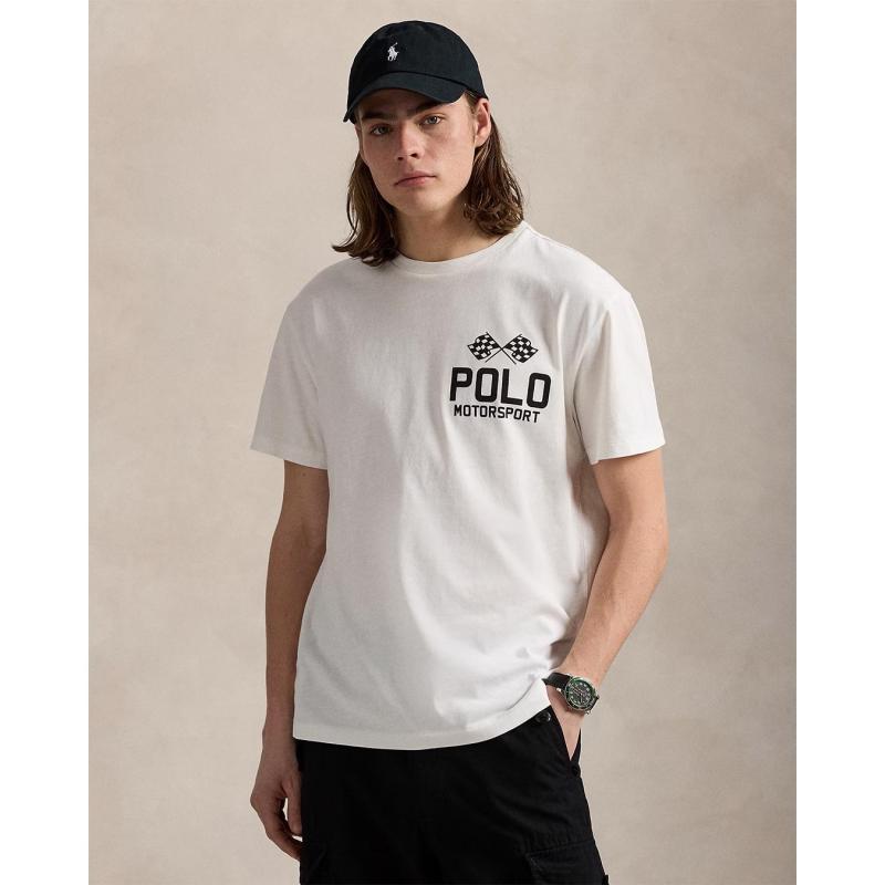 Classic Fit Slub Jersey Graphic T-Shirt - 710972611001 - POLO RALPH LAUREN