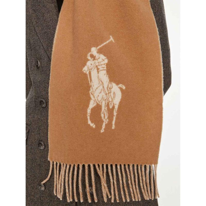 Cashmere Blend Logo Scarf - 455954331003 - POLO RALPH LAUREN