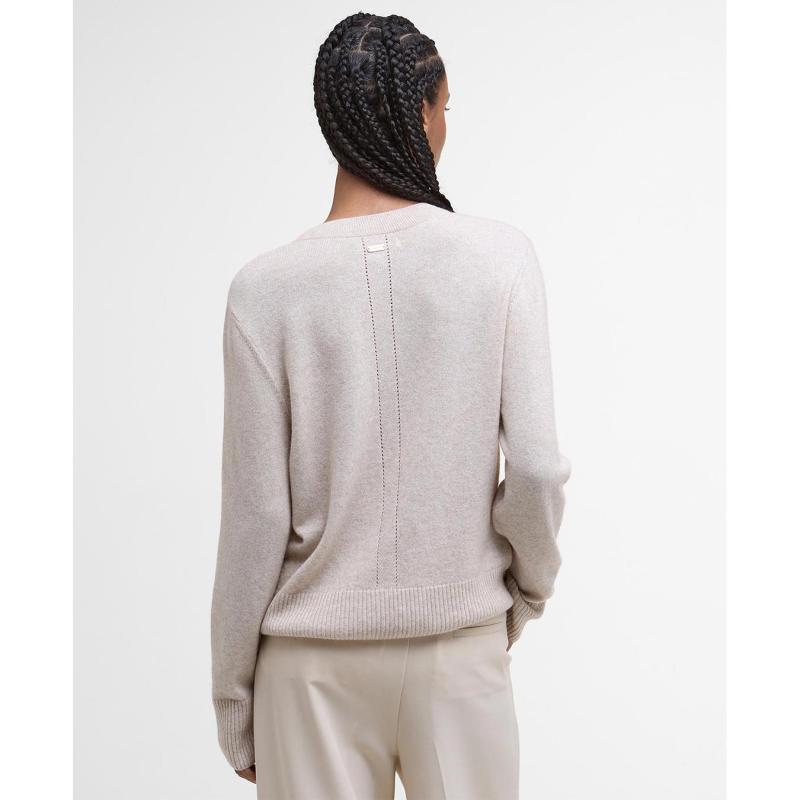 Eleanor Crew Neck Jumper - LKN1679 - BARBOUR