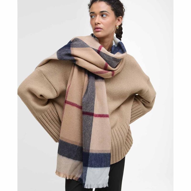 Rosefield Tartan Scarf - LSC0354 - BARBOUR