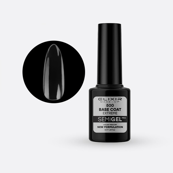 Ημιμόνιμο βερνίκι 5ml - #500 (Base Coat) New Formula!