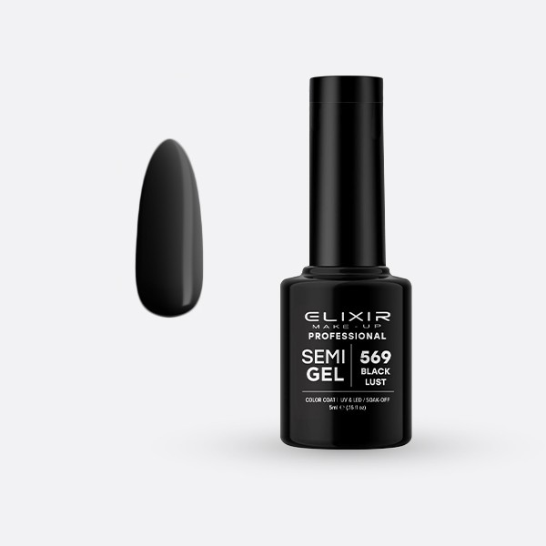 Ημιμόνιμο βερνίκι 5ml - #569 (Black Lust)